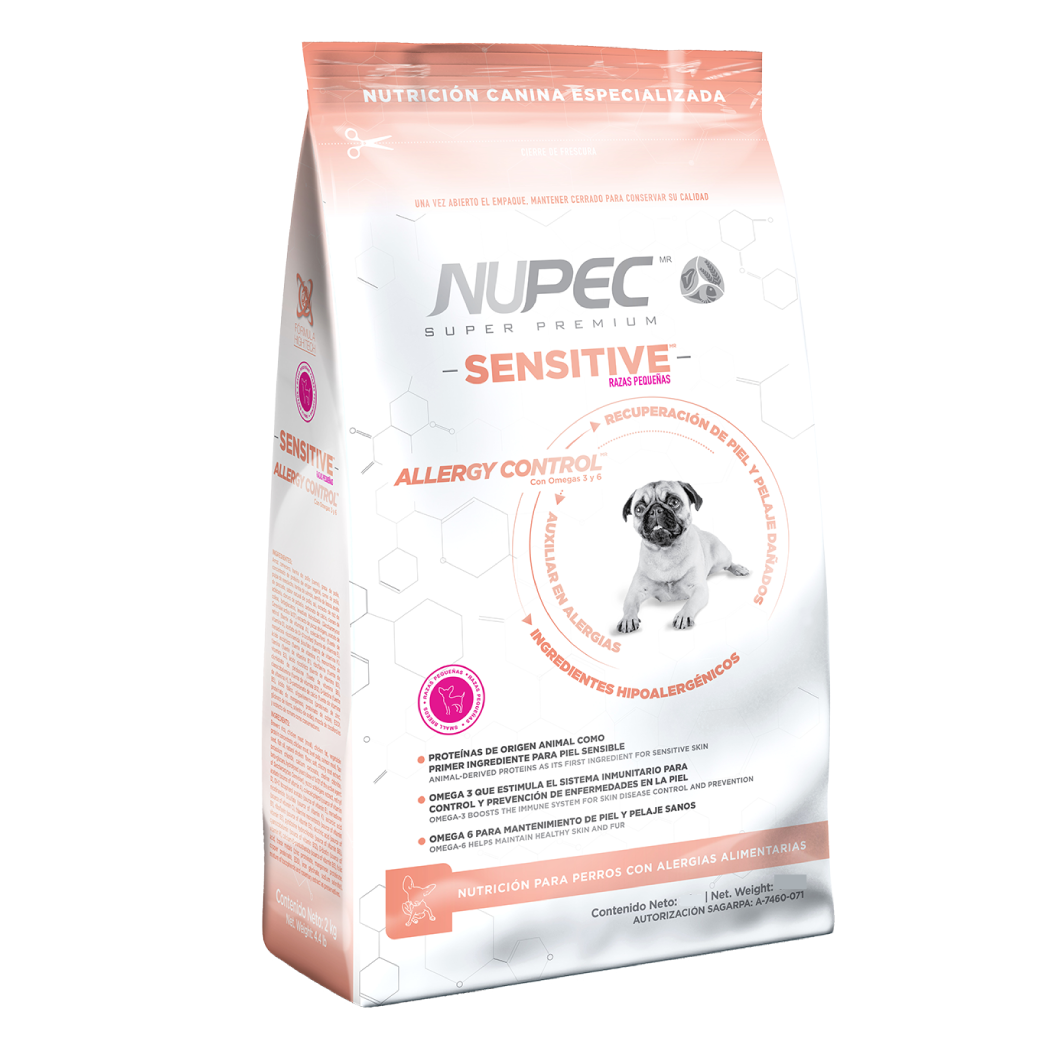 nupec sensitive raza pequeña allergy control nupec sensitive raza pequeña allergy control